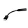 USB -Type C - 3.5 mm Jack adapter fekete