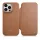iCarer CE Premium Leather Folio tok iPhone 14 Pro Max Magnetic Flip Leather Folio tok MagSafe Barna (WMI14220716-BN)