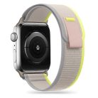 Apple Watch 4/5/6/7/8/SE/Ultra (42/44/45/49mm) Tech-Protect Nylon szíj bézs