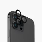 Uniq Optix Aluminium Kamera Lencsevédő iPhone 15 Pro kamerához applikátorral - fekete