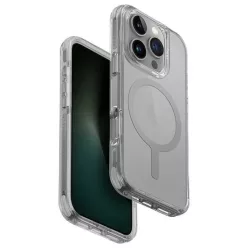   Uniq Combat iPhone 16 Pro 6.3" Magclick Charging tok szürke/kőszürke