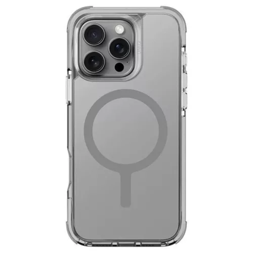 Uniq Combat iPhone 16 Pro 6.3" Magclick Charging tok szürke/kőszürke