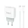 Dudao A14EUC PD 20W USB-C Fali Töltő Kábellel - Fehér