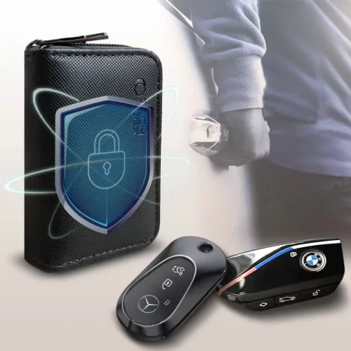 Faraday-kalitka Tech-protect KLR300 kulcs nélküli RFID jelblokkoló tok fekete