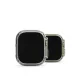 Apple Watch Ultra 1/2/3 49 mm Ringke Slim tok 2x átlátszó/titánium szürke