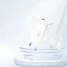 Dudao A26 PD20W GaN USB-C töltő - Fehér