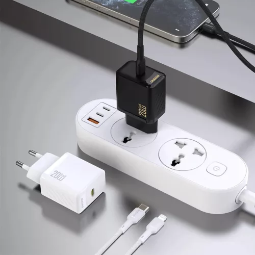Dudao A26 PD20W GaN USB-C töltő - Fehér