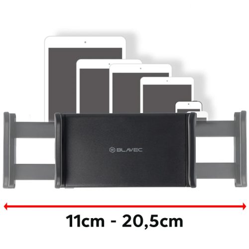 Blavec BH-18 fejtámlára rögzíthető autós tartó (BH18-HRB) fekete