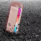 iPhone 13 Pro Max mágneses fliptok rószaszín