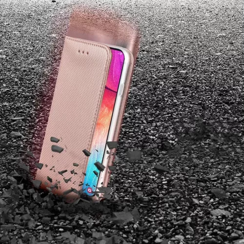 iPhone 13 Pro Max mágneses fliptok rószaszín