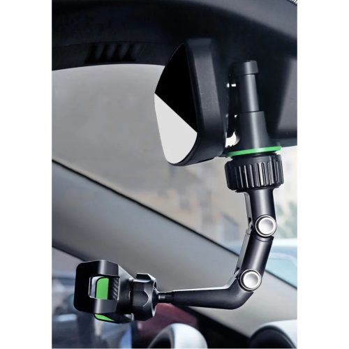 XO C107 univerzális autós tartó fekete visszapillantóra