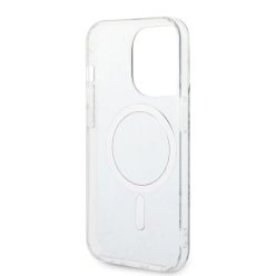   iPhone 14 Pro Guess BUGUHMP14LH4EACSB 4G MagSafe kompatibilis hátlap + vezeték nélküli töltő kék