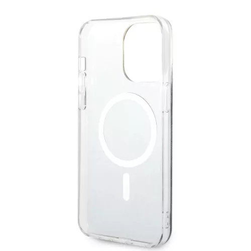 iPhone 14 Pro Max Guess BUGUHMP14XH4EACSK 4G MagSafe kompatibilis hátlap + vezeték nélküli töltő fekete