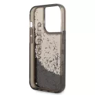iPhone 14 Pro Max Karl Lagerfeld Translucent Liquid Glitter tok fekete (KLHCP14XLCKVK)