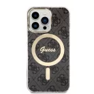 Guess GUBPP13XH4EACSK szett tok és töltő iPhone 13 Pro Max fekete/fekete tok 4G Print MagSafe