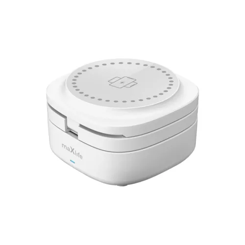 Maxlife MXWC-06 mágneses vezeték nélküli töltő 15W fehér 3 az 1-ben MagSafe