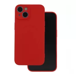 Egyszerű Szín Mag tok iPhone 16 Pro 6,3" piros tok