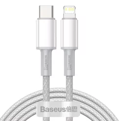   Baseus USB Type-C - Lightning kábel PD 20W 2m fehér (CATLGD-A02)