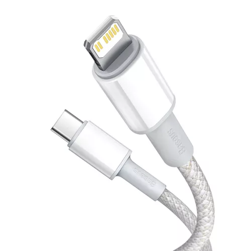 Baseus USB Type-C - Lightning kábel PD 20W 2m fehér (CATLGD-A02)