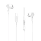 XO vezetékes fülhallgató EP81 USB-C fehér
