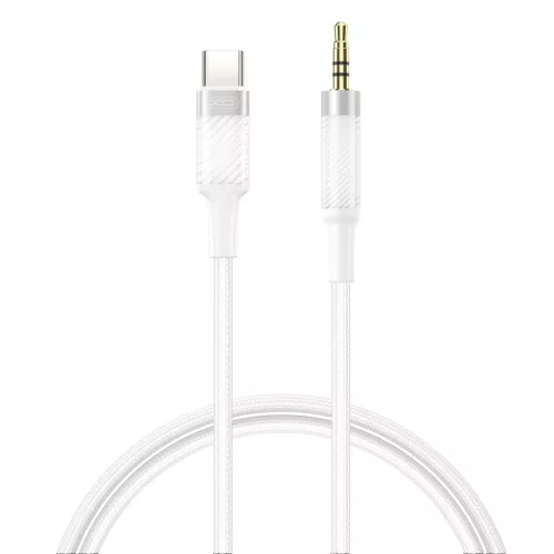 XO kábel audio NB-R279B USB-C - jack 3,5mm 1,0m fehér,