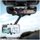 XO autós telefontartó C115 fekete visszapillantó tükörhöz