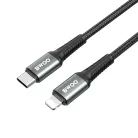 BWOO 30W Fonott USB-C - Lightning kábel, 2 m