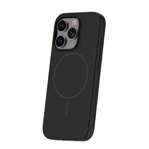 iPhone 17 Pro Max tok Silicone Thin Mag fekete tok