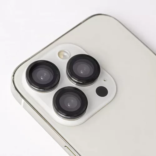 iPhone 17 Air Fekete keret Objektívlencse készlet, üvegfólia