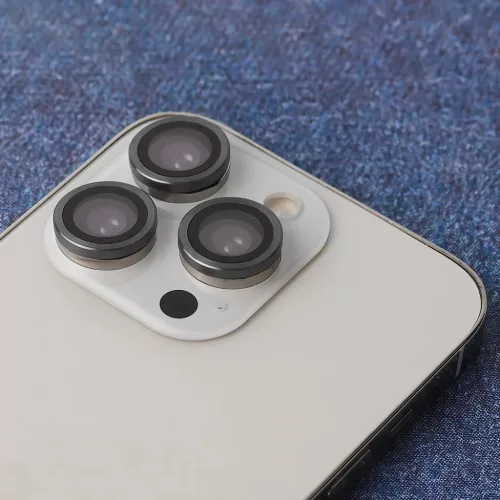 iPhone 17 Air Fekete keret Objektívlencse készlet, üvegfólia