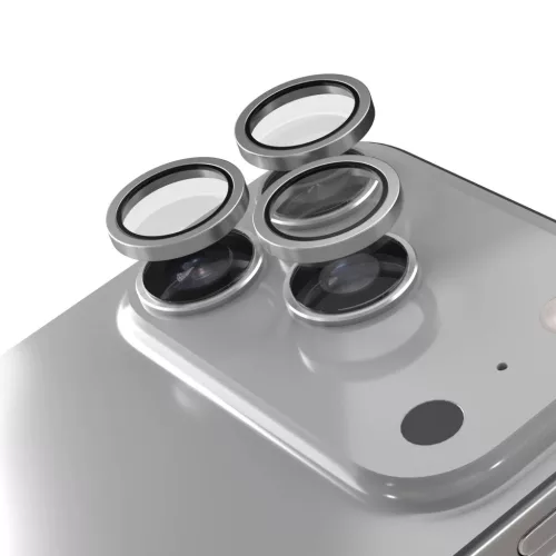 iPhone 17 Pro / 17 Pro Max Etteri kamera lencsevédő üvegfólia szürke