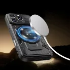 iPhone 16 Pro Defender Armor Mag fekete tok