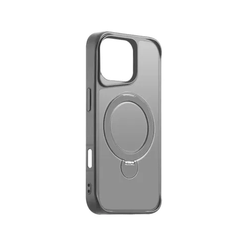 iPhone 17 Pro Max Etteri Matt Mag Ring szürke tok