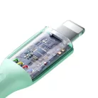 Joyroom Multi-Color Series SA34-AL3 USB-A / Lightning 3A kábel 1m - rózsaszín,