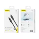 FONENG kábel XS07 USB-C - Lightning PD 27W 1.2M Fekete