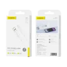 FONENG kábel XS01 Lightning 2.4A 1M Fehér