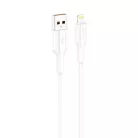 FONENG kábel XS01 Lightning 2.4A 1M Fehér