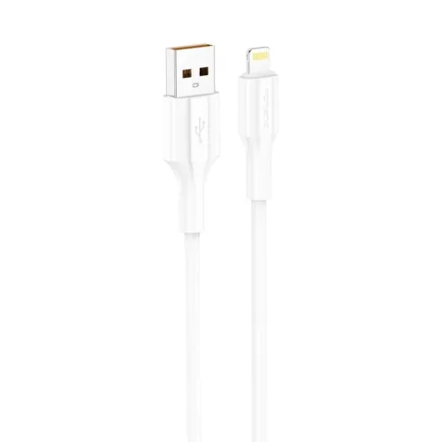 FONENG kábel XS01 Lightning 2.4A 1M Fehér
