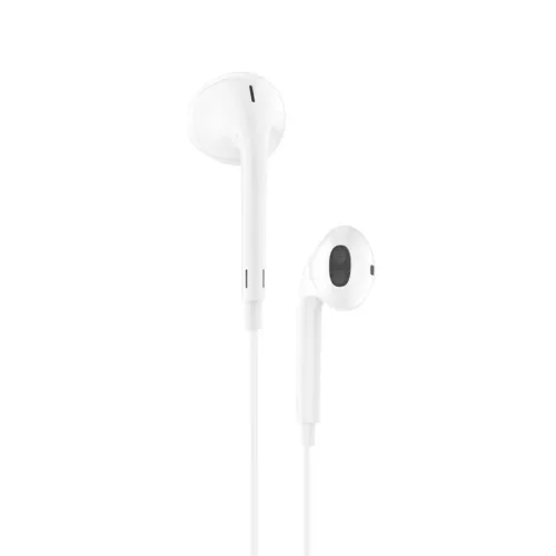 FONENG vezetékes fülhallgatók T34 JACK 3,5 MM mikrofonnal 1,2M Fehér
