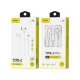 FONENG vezetékes fülhallgató T36 USB-C mikrofonnal 1.2M Fehér