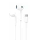 FONENG vezetékes fülhallgató T36 USB-C mikrofonnal 1.2M Fehér