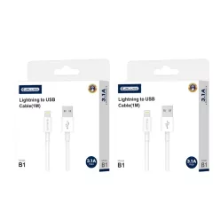 JELLICO kábel B1 Lightning 3.1A 1M fehér
