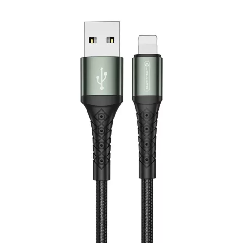 JELLICO kábel B10 Lightning 3.1A 1M Fekete