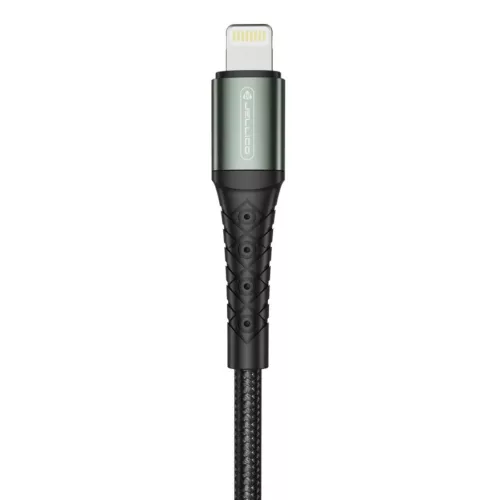 JELLICO kábel B10 Lightning 3.1A 1M Fekete