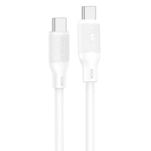 FONENG kábel X80 USB-C - USB-C PD 100W 1M Fehér