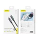 USB-C - Lightning XS08 FONENG kábel, PD 27W 1.2M Fekete