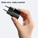 USAMS T36 mini töltő 1xUSB-C 20W + USB-C-Lightning kábel fekete PD 3.0 gyorstöltéssel (US-CC124 + US-SJ484)