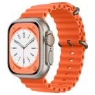 Techsuit - Óraszíj (W038) - Apple Watch 1/2/3/4/5/6/7/8/9/10/SE/SE 2 (38/40/41/42mm) - Narancssárga