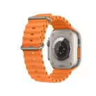 Techsuit - Óraszíj (W038) - Apple Watch 1/2/3/4/5/6/7/8/9/10/SE/SE 2 (38/40/41/42mm) - Narancssárga