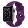 Apple Watch szíj - Techsuit (W031) - 1/2/3/4/5/6/7/8/9/10/SE/SE 2 modellekhez (38/40/41/42mm) - Sötét lila.
